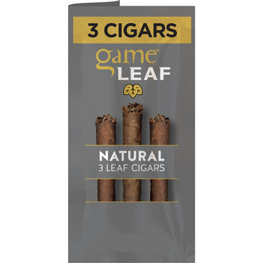 Game Leaf Cigarillos Natural 10 3pks