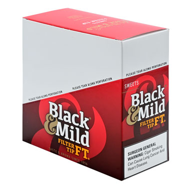Black and Mild Filter Tip Sweets Cigars 110mm 10 5pks