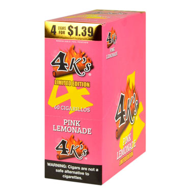 4 Kings Cigarillos Pink Lemonade 15ct