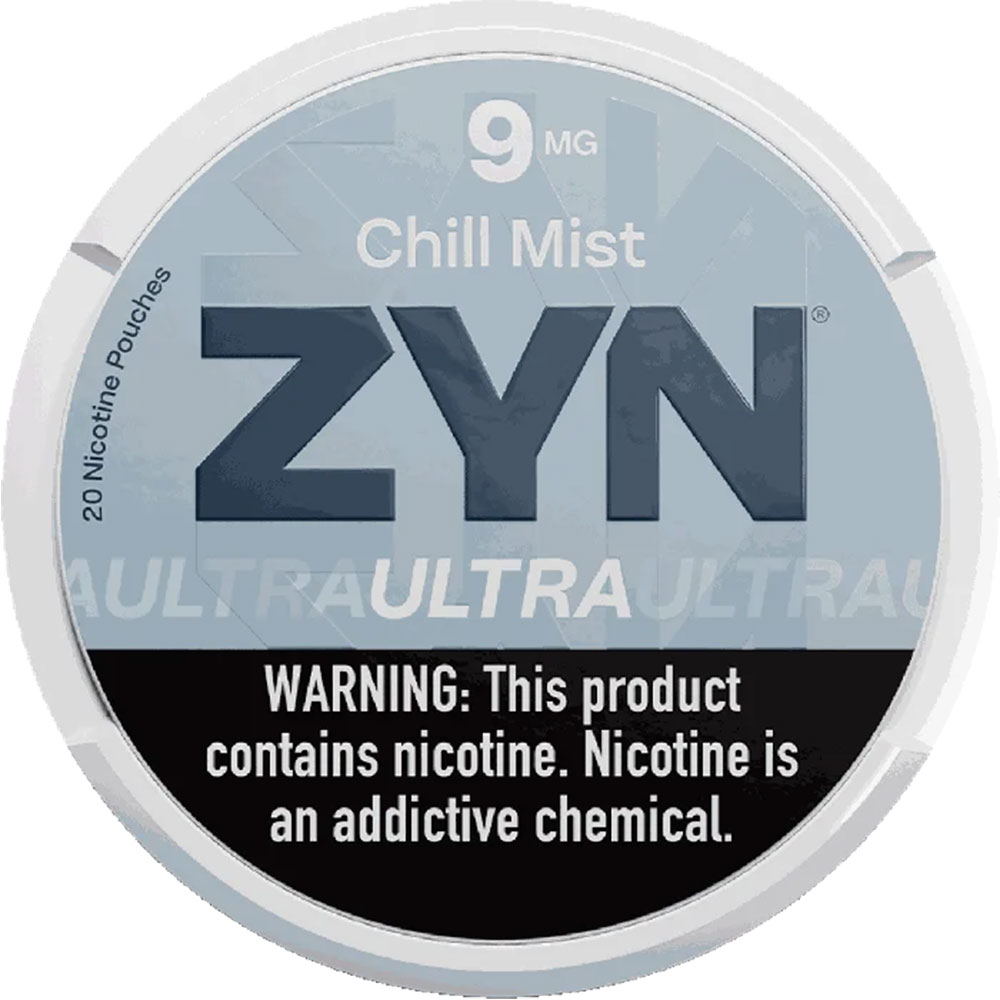 ZYN Ultra Nicotine Pouches Chill Mist 9mg 5ct