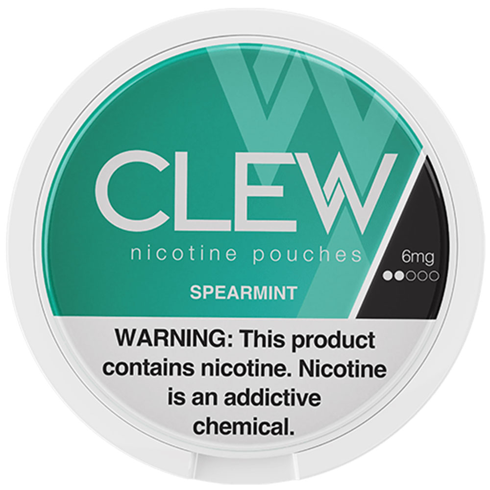 CLEW Nicotine Pouches Spearmint 6mg 5ct