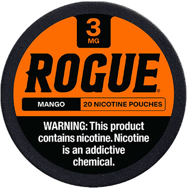 Rogue Nicotine Pouches Mango 3mg 5ct