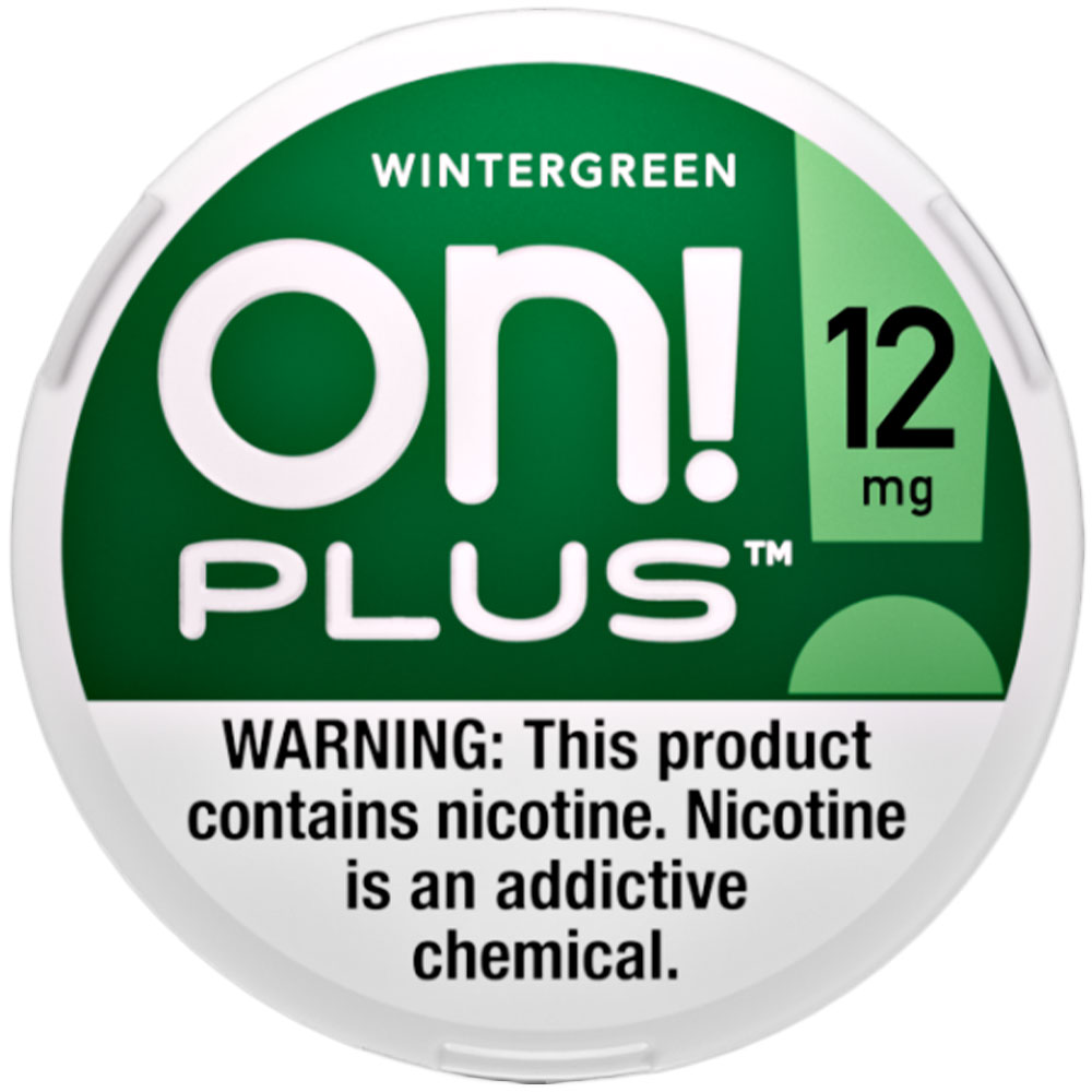 ON Plus Nicotine Pouches Wintergreen 12mg 5ct