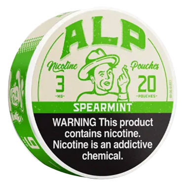 ALP Nicotine Pouches Spearmint 3mg 5ct