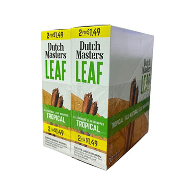 Dutch Masters Leaf Tropical 30ct 2pk