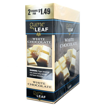 Game Leaf Cigarillos White Chocolate 15 2pks