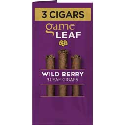 Game Leaf Cigarillos Wild Berry 10 Packs of 3