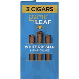 Game Leaf Cigarillos White Russian 10 Packs of 3