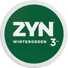 ZYN Nicotine Pouches Wintergreen 3mg 5ct