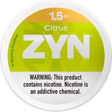 ZYN Nicotine Pouches Citrus 1.5mg 5ct