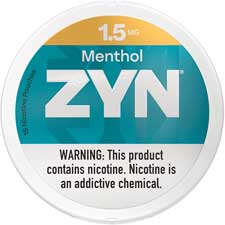 ZYN Nicotine Pouches Menthol 1.5mg 5ct