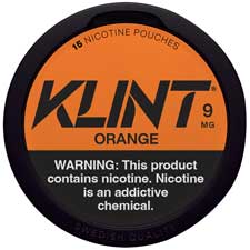 KLINT Nicotine Pouches Orange 9mg 5ct