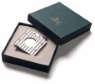 Lubinski Rectangular Bold Stripe Guillotine Cigar Cutter