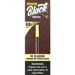 Good Times Cigarillos Black Smooth Black Classic 15ct