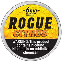 ROGUE Nicotine Pouches Citrus 6mg 5ct
