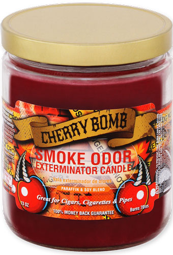 Smoke Odor Exterminator Candle Cherry Bomb