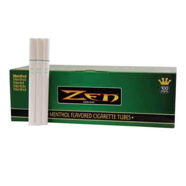 Zen Cigarette Tubes Menthol 100s 200ct Box