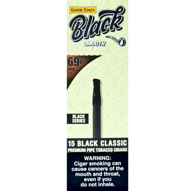 Good Times Cigarillos Black Smooth Classic 15ct